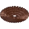 Ekena Millwork Eryn Ceiling Medallion (Fits Canopies up to 4"), 24 3/4"OD x 3 1/4"ID x 1 7/8"P, Copper Penny CM24ENCPS - alternate 2